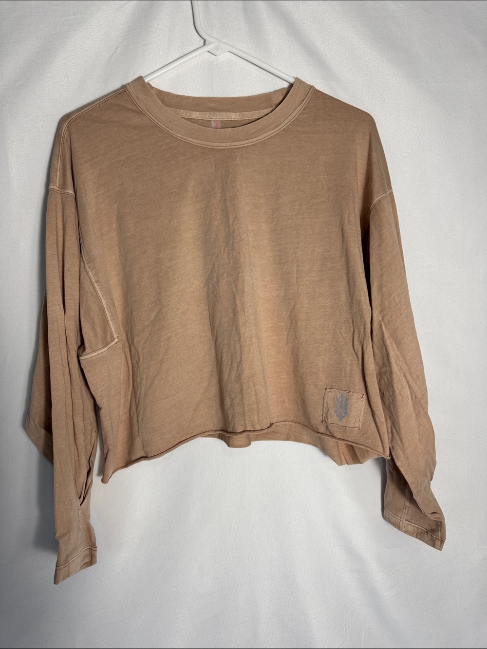 Free People Movement Intercept Pullover Relaxed Cropped Long Sleeved XS
